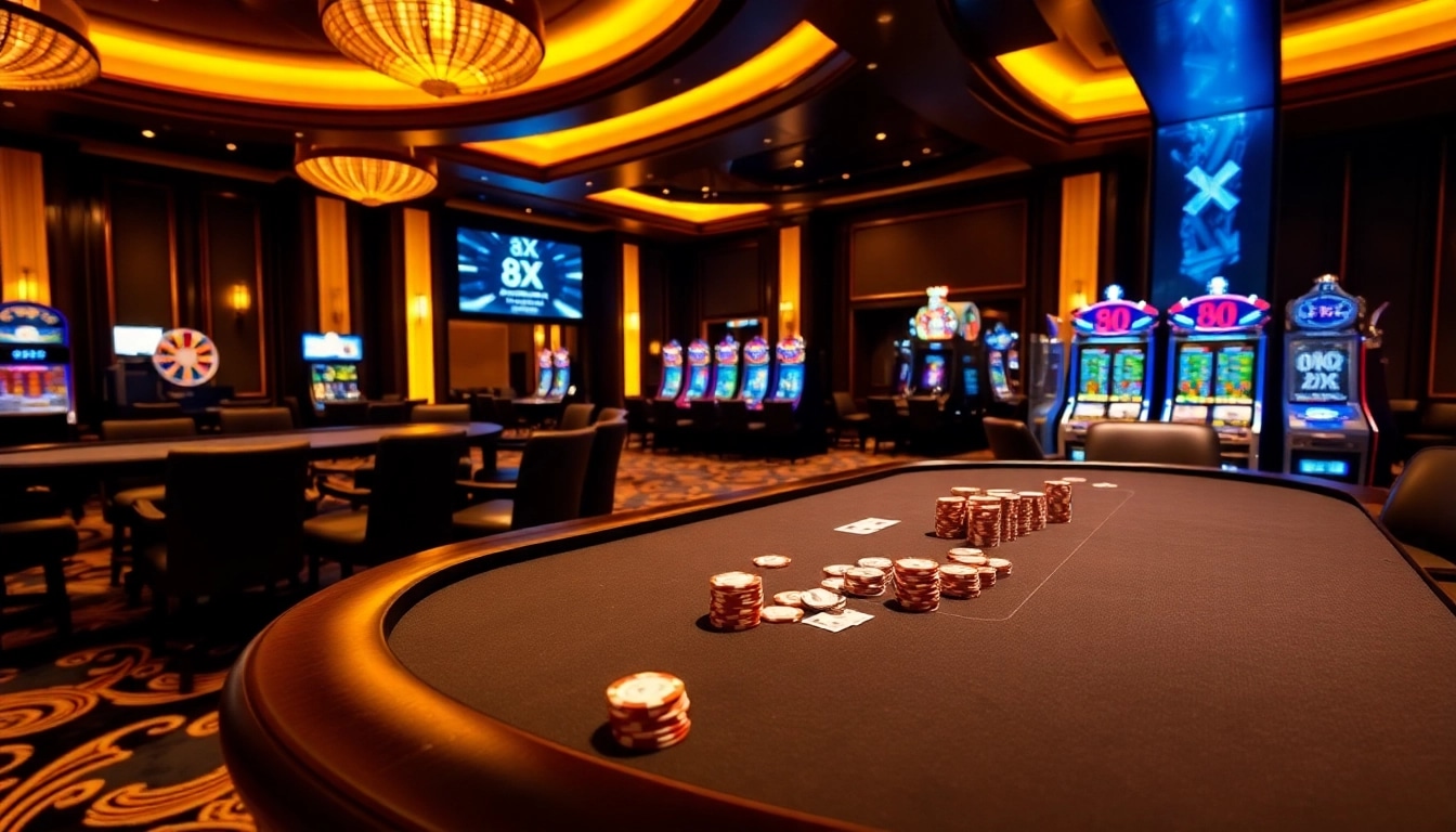 Experience the excitement of gambling at 8XX with high-stakes poker and luxurious casino settings.