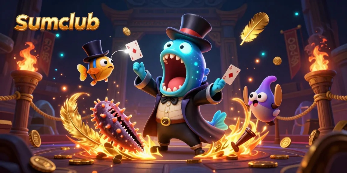 Engage in thrilling gameplay at sumclub with unique characters and magical casino interactions.