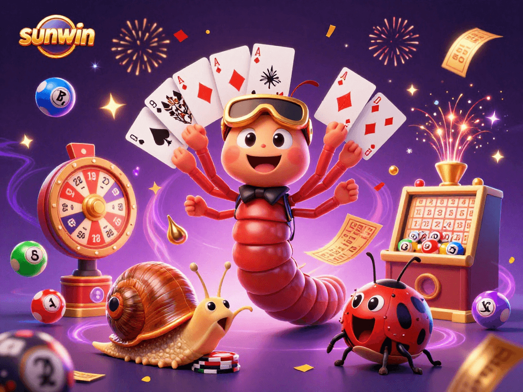 Engage in thrilling gameplay with sunwin's vibrant cartoon dealers and lottery elements.