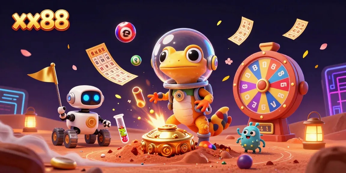 Experience the thrilling gameplay at xx88 with exciting live casino action and vibrant elements.