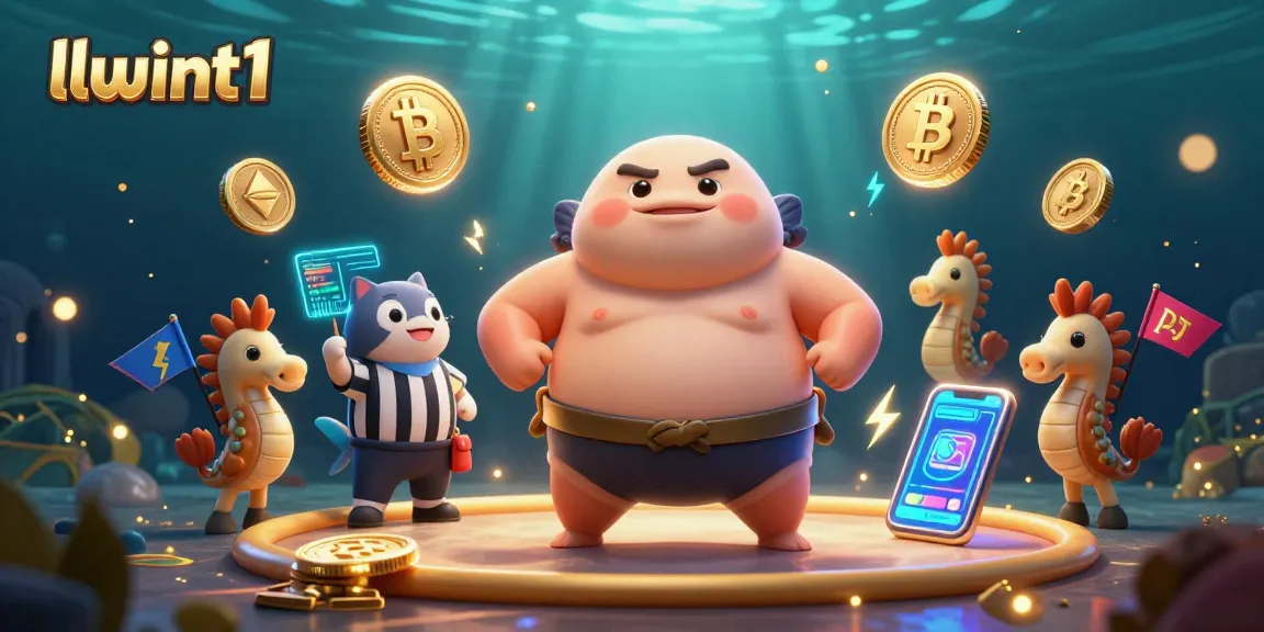 Experience thrilling gameplay at llwint1 with lively cartoon characters and crypto elements.