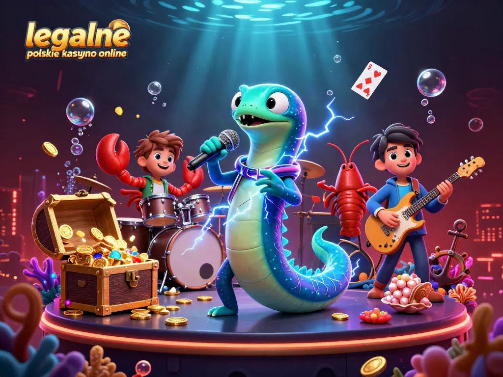 Experience the thrill of legalne polskie kasyno online with a vibrant underwater casino scene.