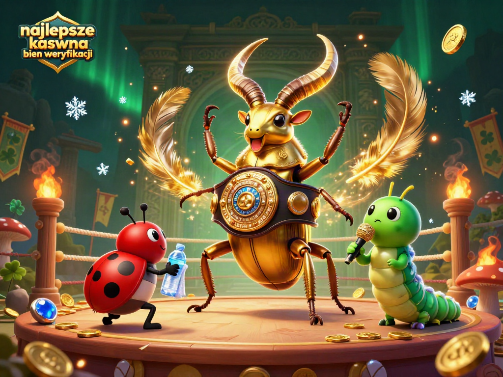 Engage with najlepsze kasyna bez weryfikacji through dynamic casino illustration showcasing unique characters and elements.