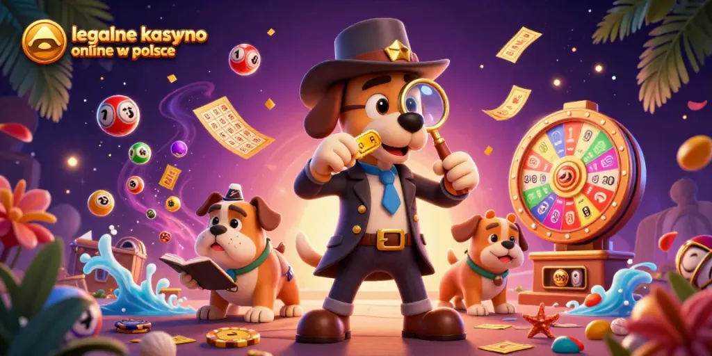 Engaging gameplay at legalne kasyno online w polsce with vibrant lottery elements and characters.