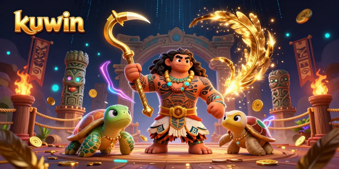 Kuwin engages players with vibrant 3D casino action featuring dynamic characters and gaming elements.