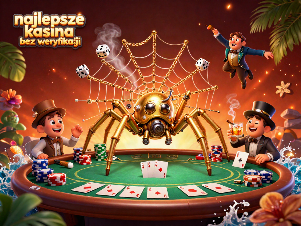 Experience the thrill at najlepsze kasyna bez weryfikacji with vibrant poker elements and dynamic action.