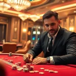 Experience the excitement of OK365 in a luxurious casino setting with vibrant gaming action.