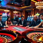 Experience the thrill of CM88 trang chủ at a luxurious casino table with roulette and poker.