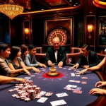 Players enjoying a thrilling poker game at TG88 casino, showcasing excitement and professional engagement.