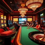 Players enjoying a thrilling gaming experience at new88 casino with vibrant tables and exciting promotions.