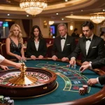 Players engaging in a live roulette game at s666 casino, showcasing excitement and strategy in a vibrant setting.