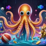 Engage with LLwin’s dynamic online gaming experience featuring a colossal kraken and diving adventure.
