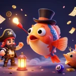 Engage with 7M's thrilling betting experience amidst dynamic lottery elements and deep-sea characters.