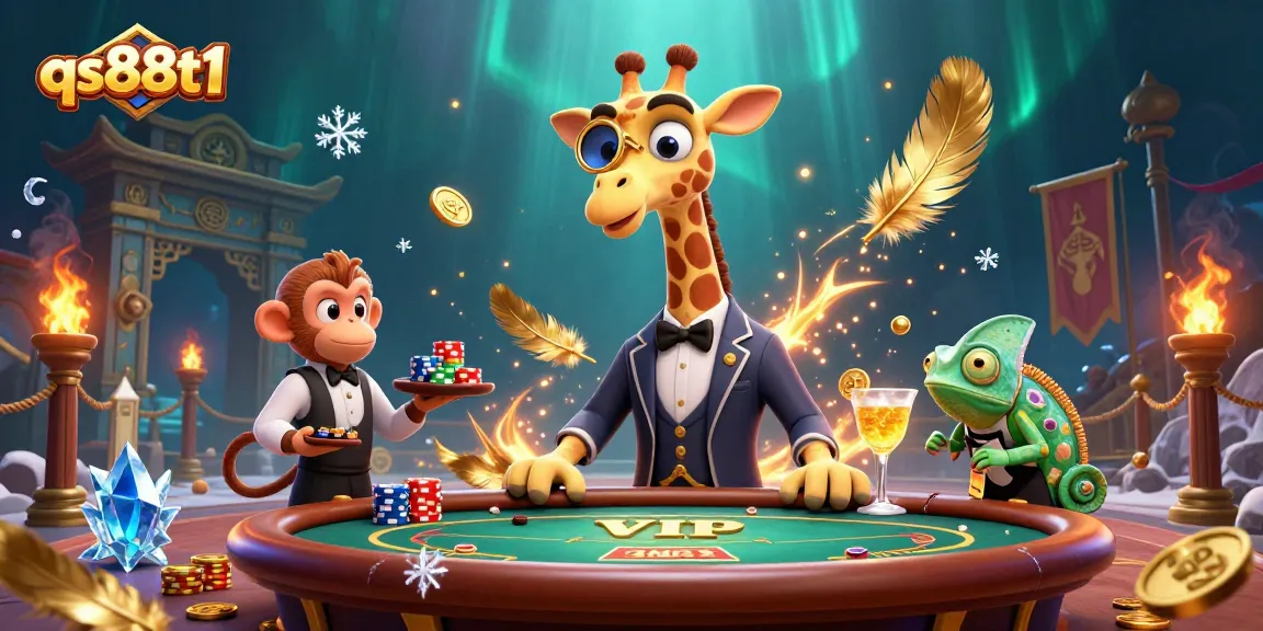 Experience winning moments at qs88t1 with our dynamic casino illustration showcasing thrilling gameplay.