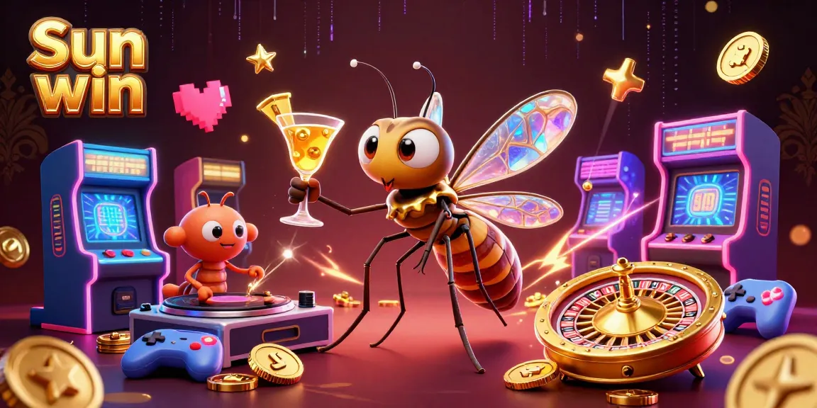 Engage with Sun win's vibrant gaming scene featuring unique casino characters and dynamic gaming elements.