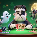 Engage with the exciting world of ea88 casino gaming featuring a spooky scene with vibrant characters and elements.