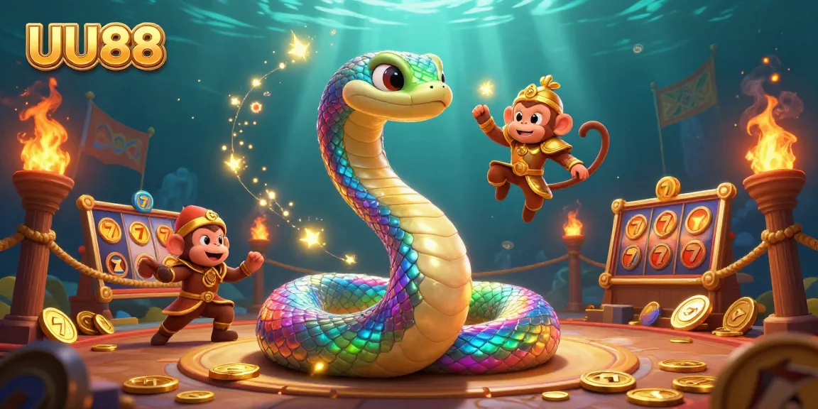Engage in thrilling gameplay at UU88 with dynamic characters and vibrant casino elements.