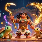 Kuwin engages players with vibrant 3D casino action featuring dynamic characters and gaming elements.