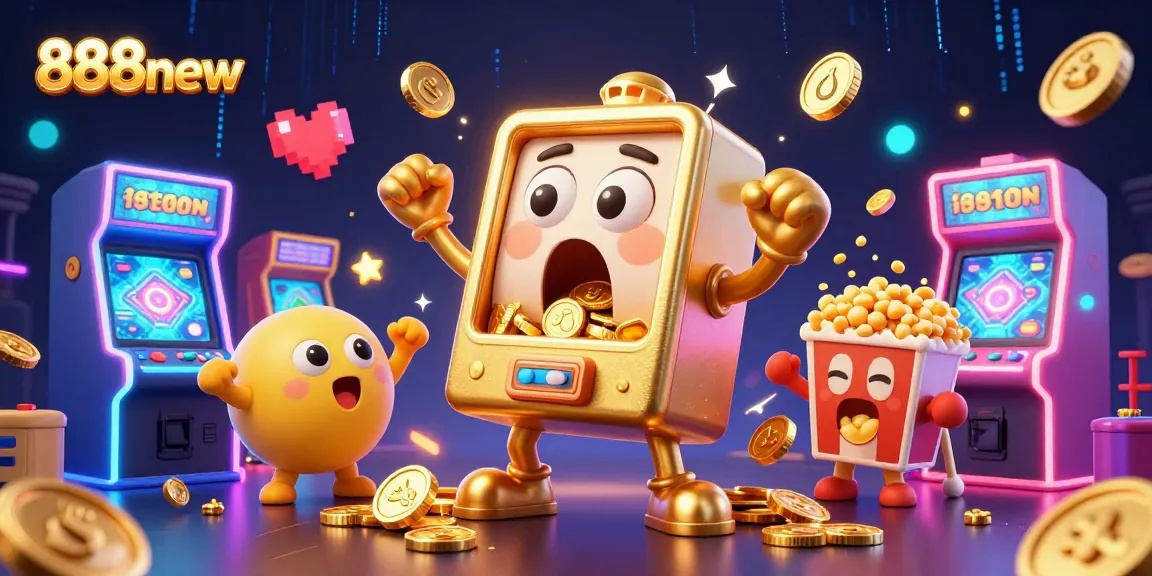 Engage in thrilling wins at 888new with joyful slot machines celebrating extravagant jackpots in a vibrant casino scene.